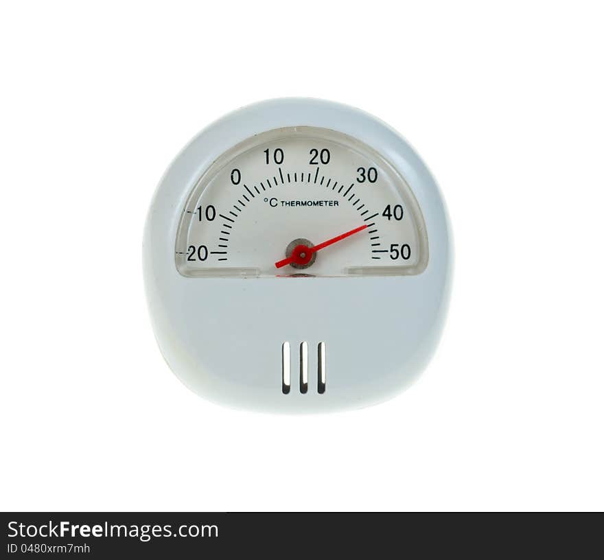 Thermometer isolated on a white.