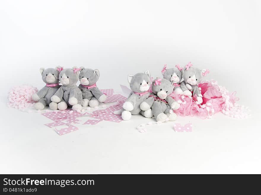 Plush Stuffed Kittens