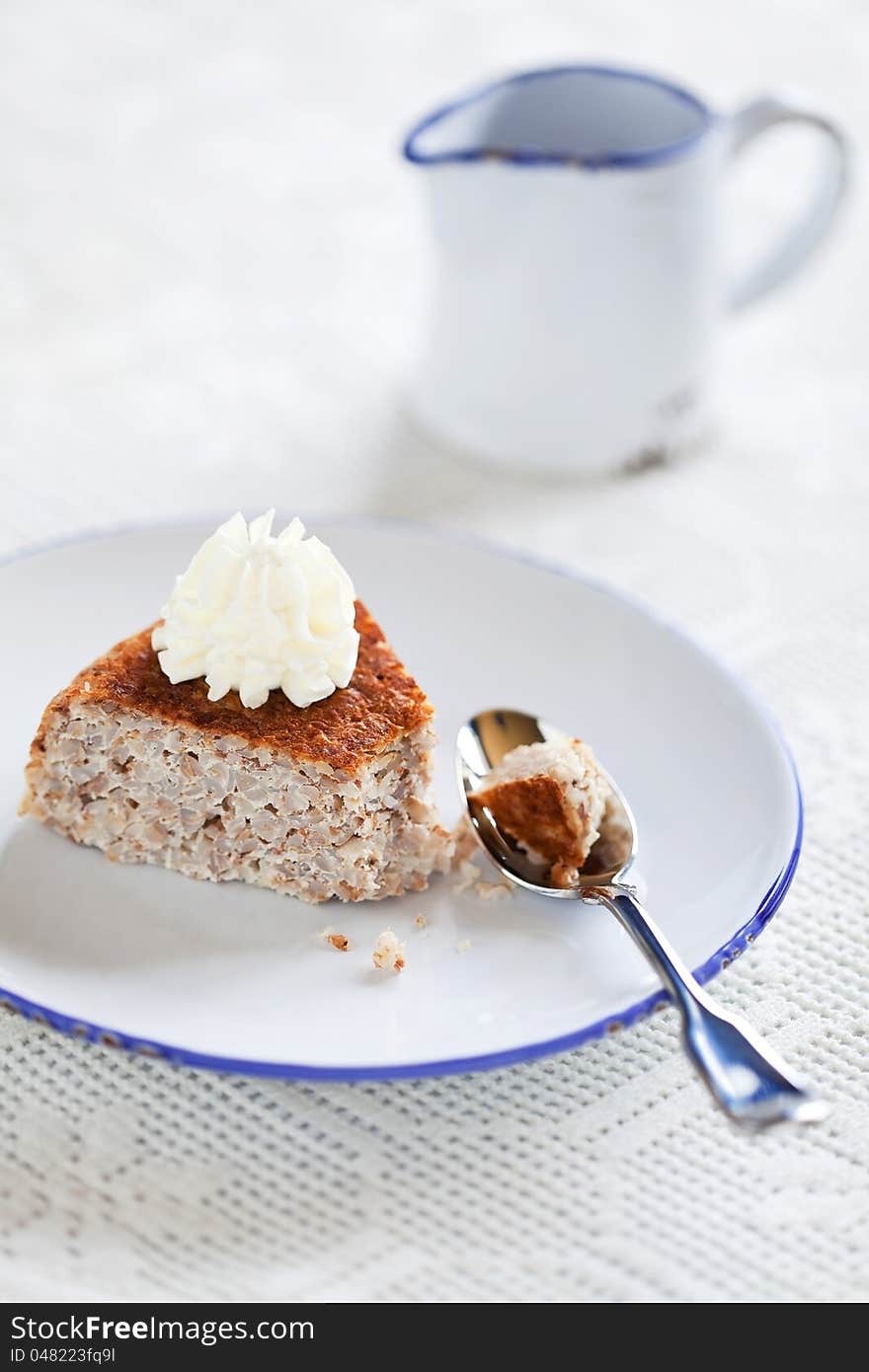 Buckwheat casserole