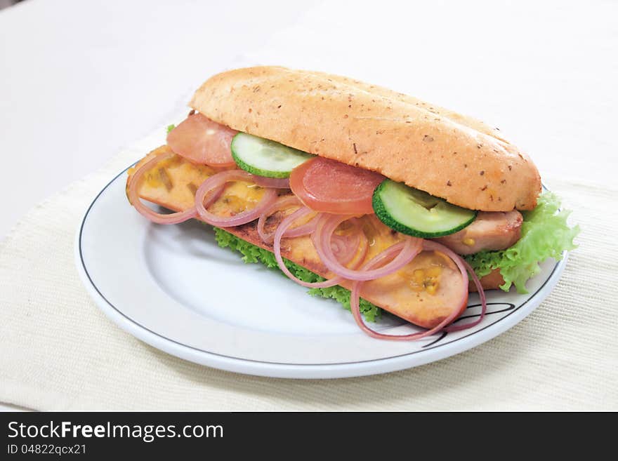 Jumbo special sandwich, taken the shoot in my own studio. Jumbo special sandwich, taken the shoot in my own studio.