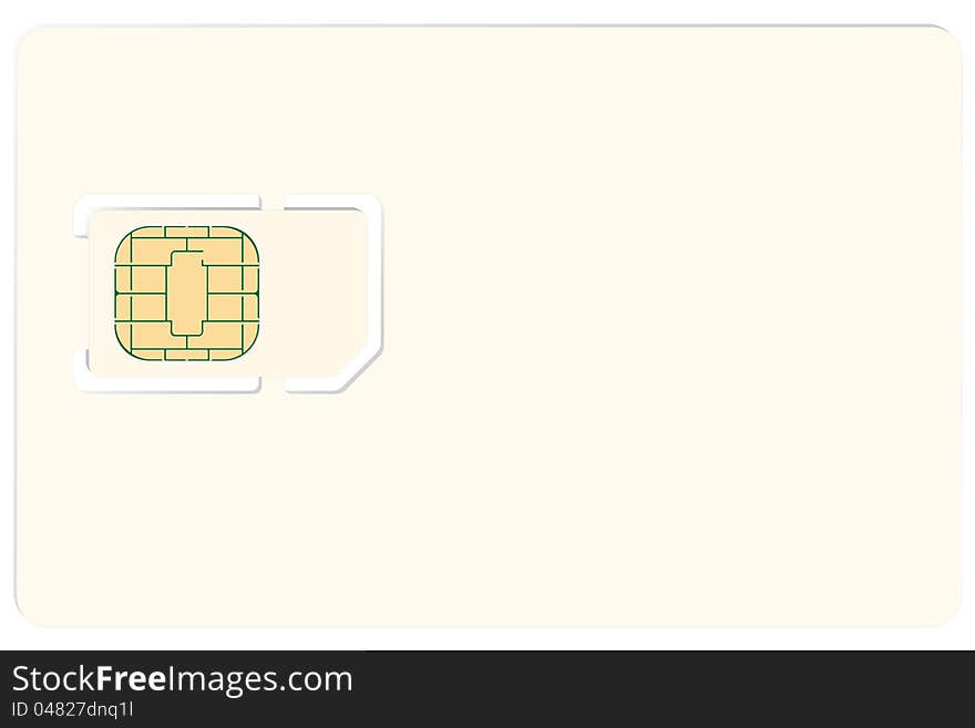 Blank SIM Card