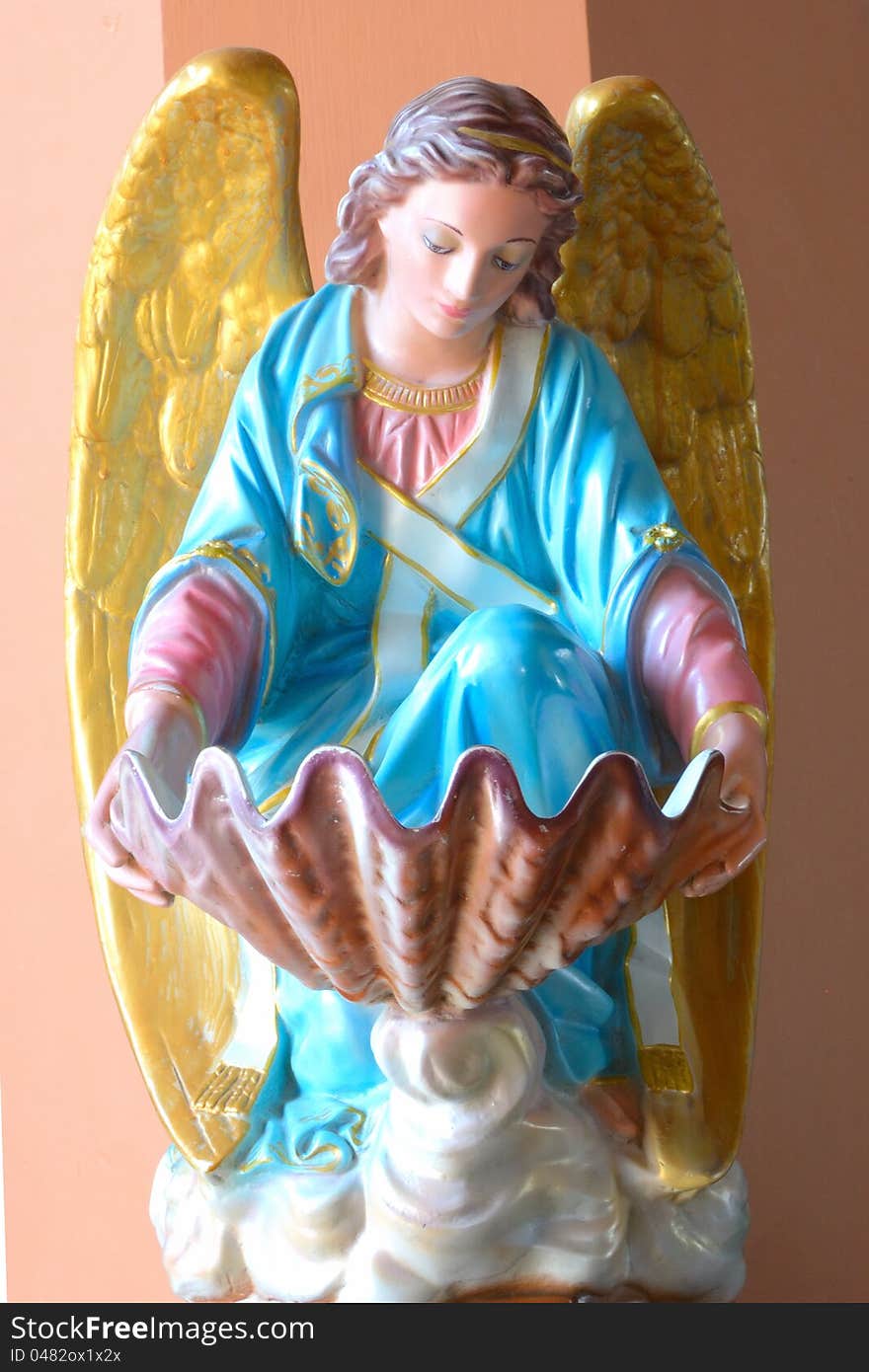 Nativity angel in Christian churches. Nativity angel in Christian churches.