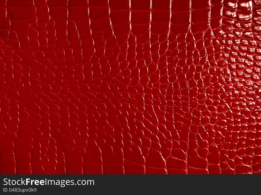 Red leather texture embossed squares background color. Red leather texture embossed squares background color