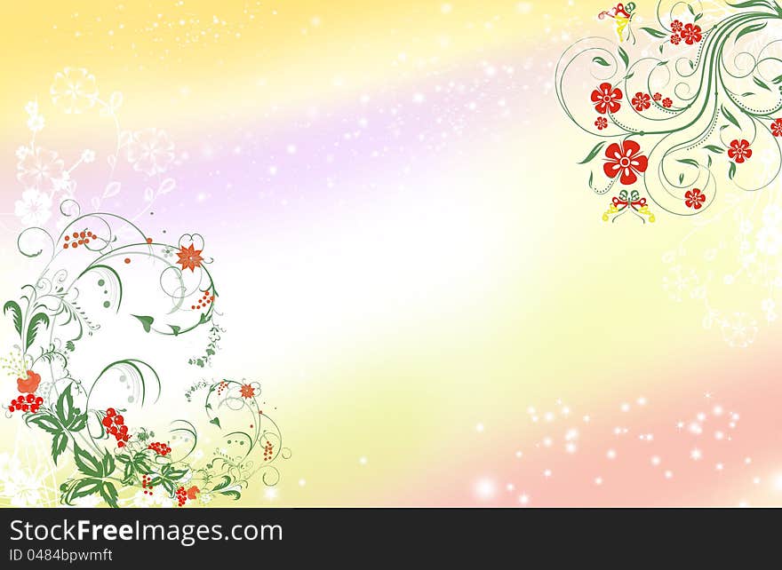 Romantic Flower Background