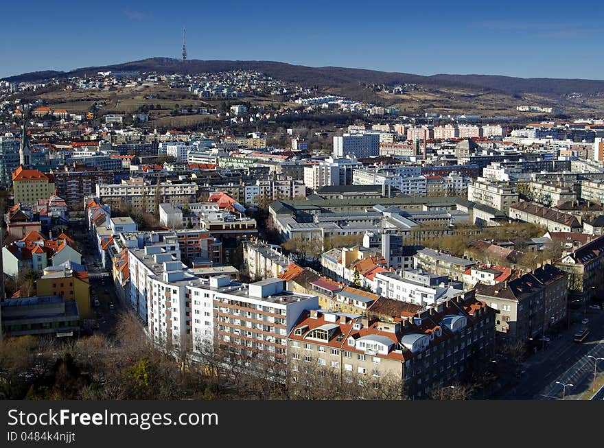 The view on Bratislava