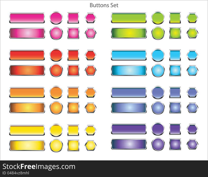 Colorful Web Buttons