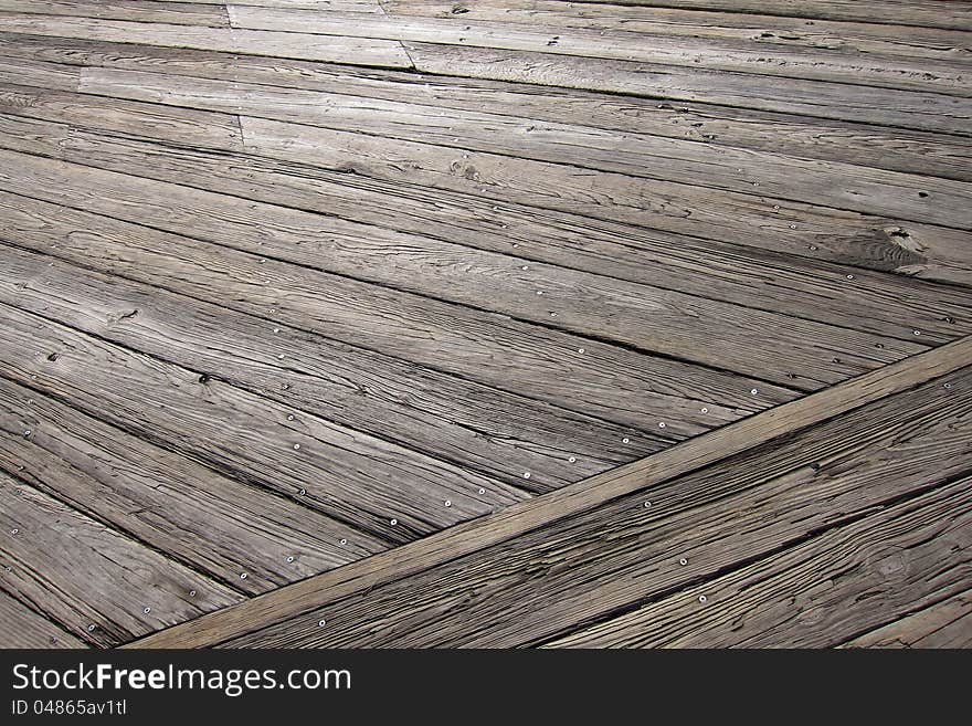 Old wooden floor detail photo