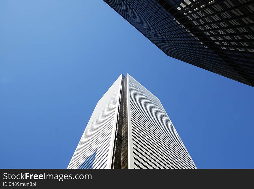 Skyscrapers-office building in downtown Toronto