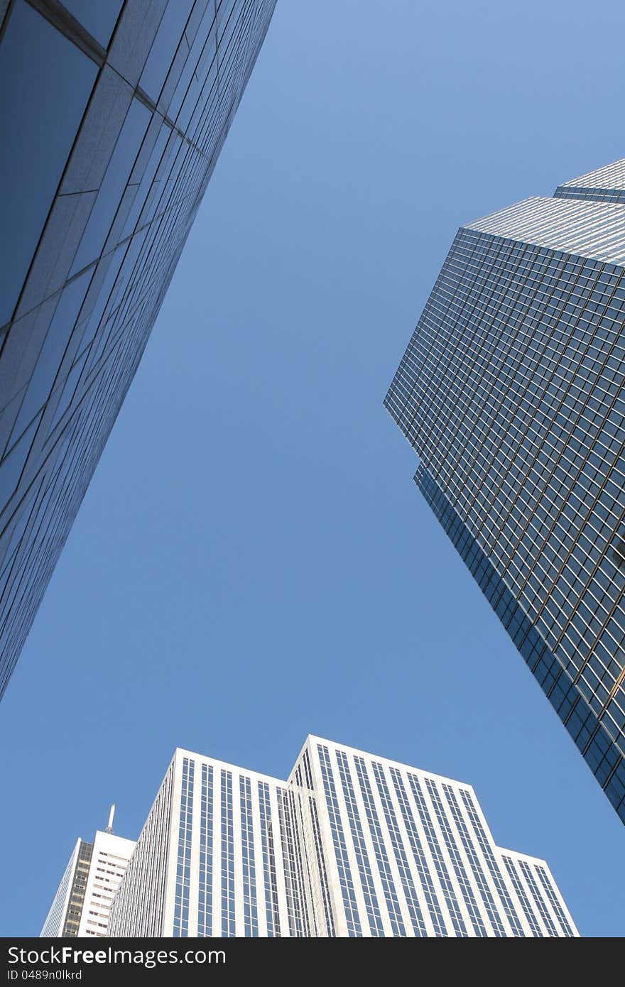 Skyscrapers-office building in downtown Toronto Ontario Canada