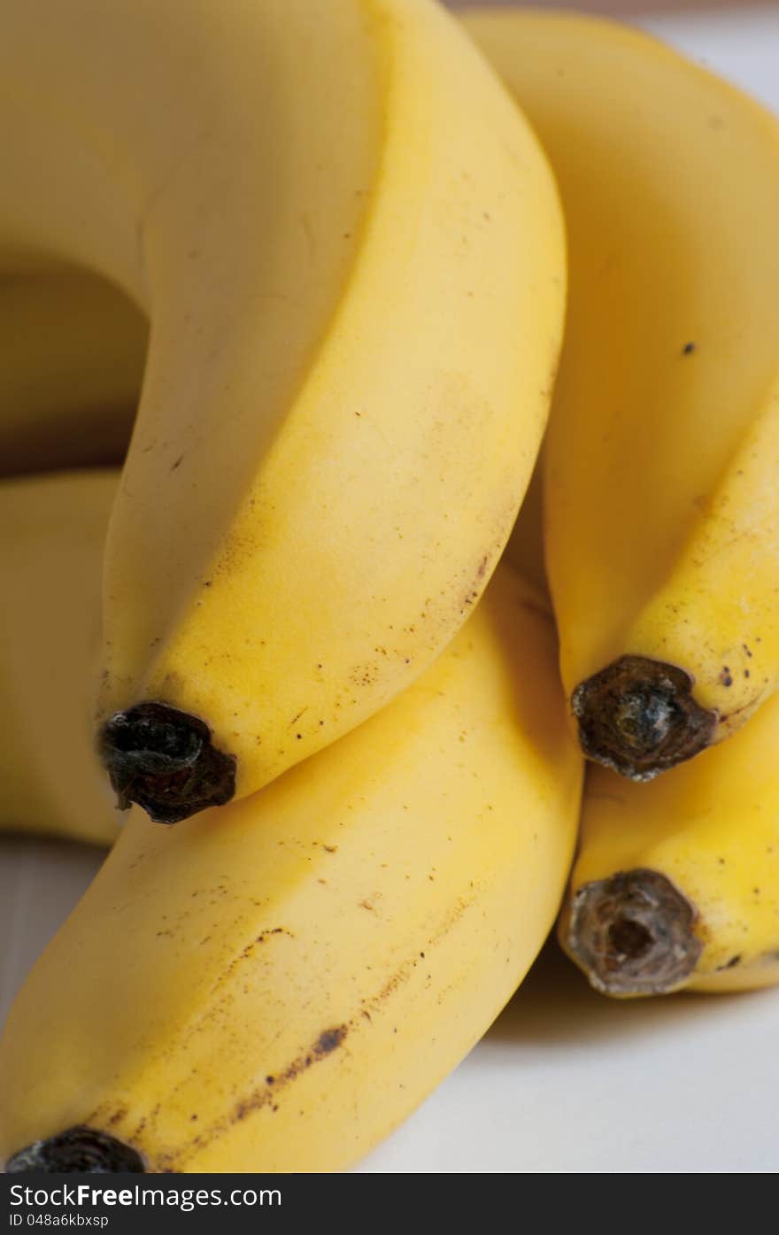 Fresh bananas background