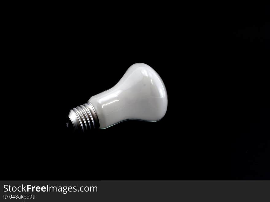 White lamp isolated