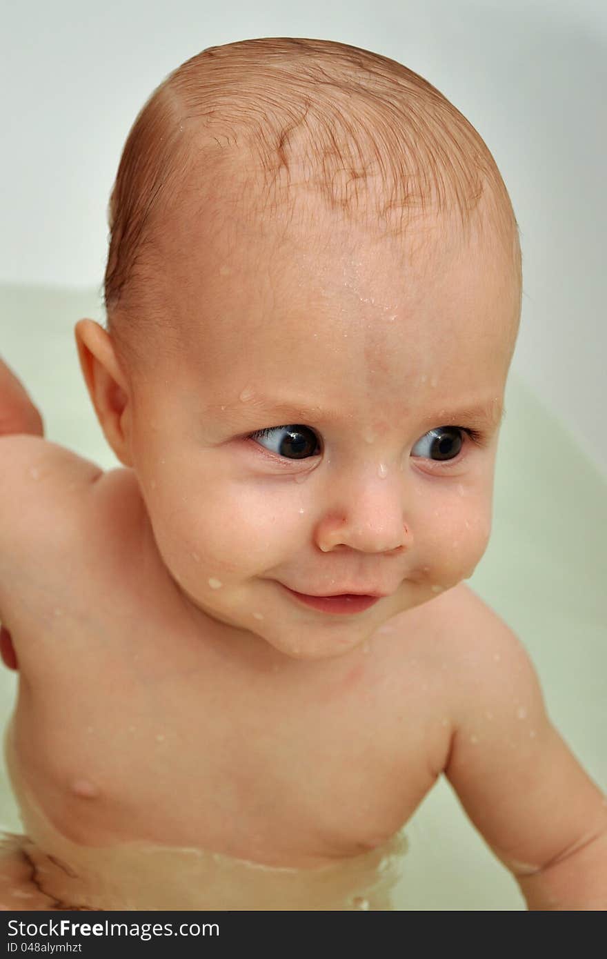 Bathing The Kid