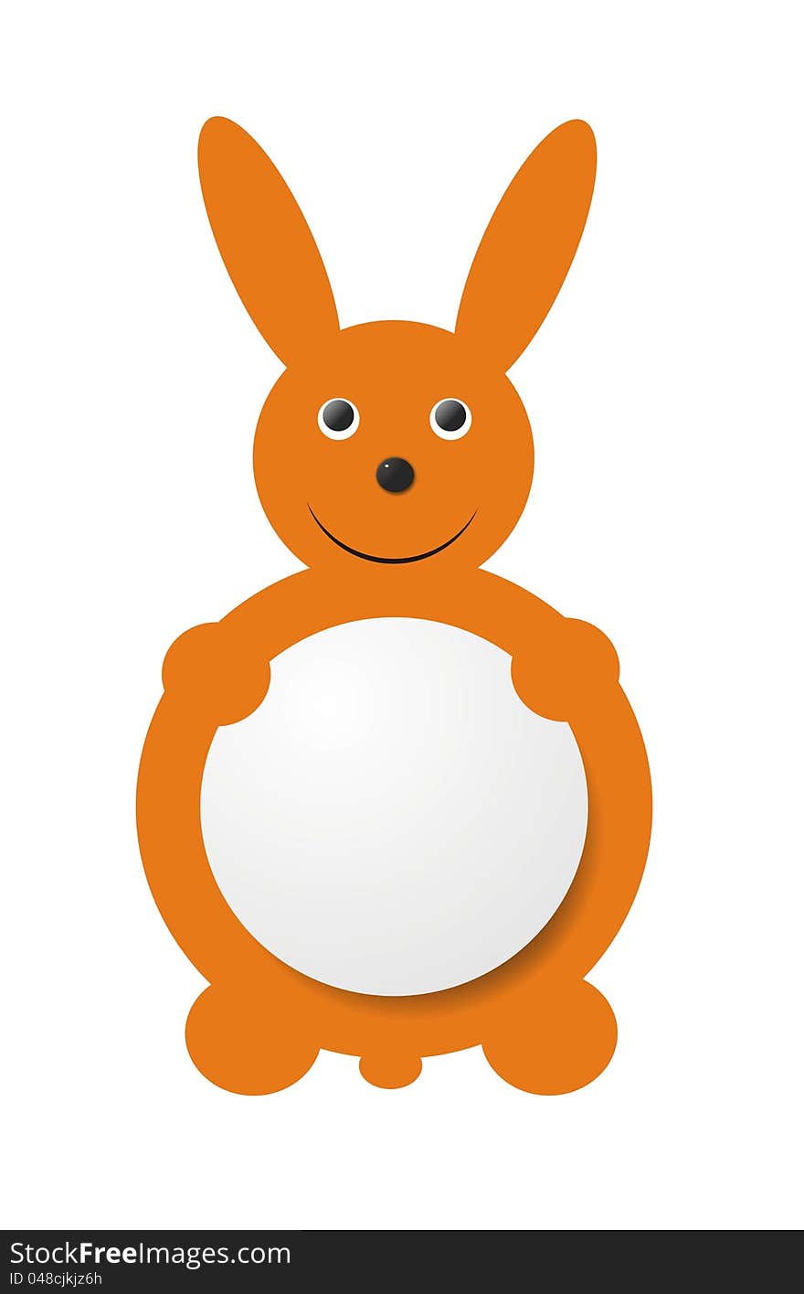 Easter bunny price tag theme. Easter bunny price tag theme