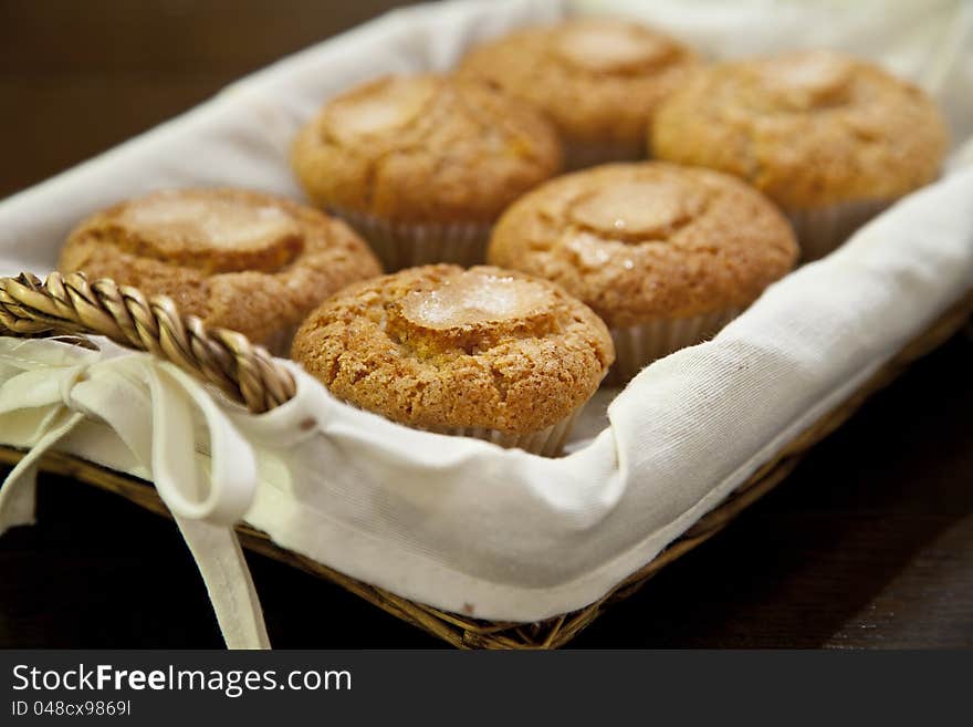 Basket of Muffins or Cupcakes