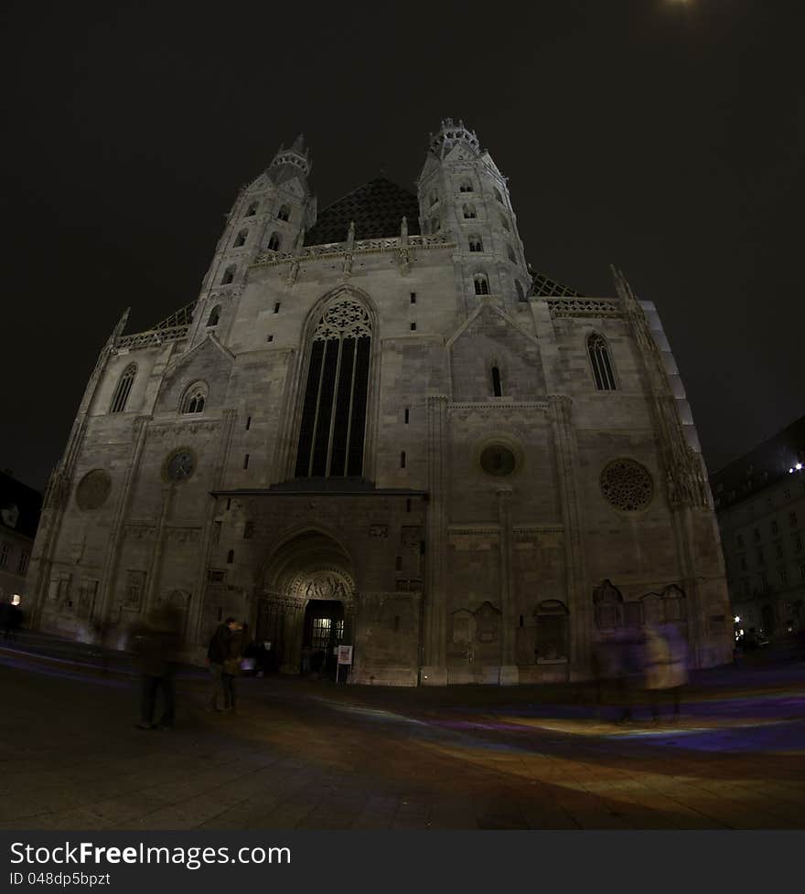 Saint Stephan Cathedral In Vienna in europe travel and tourism