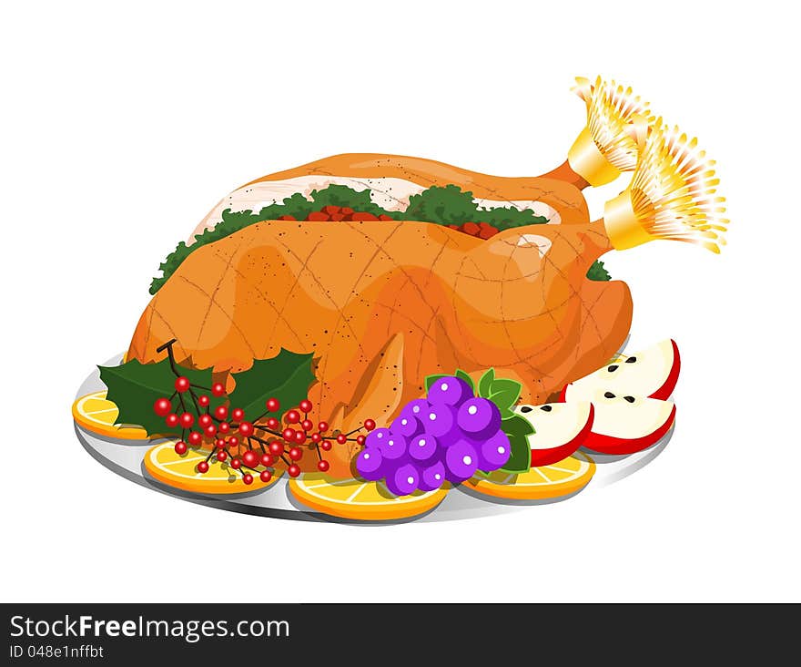 Turkey for the thanksgiving celebration