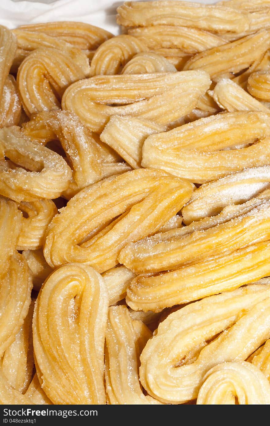 Churros with sugar