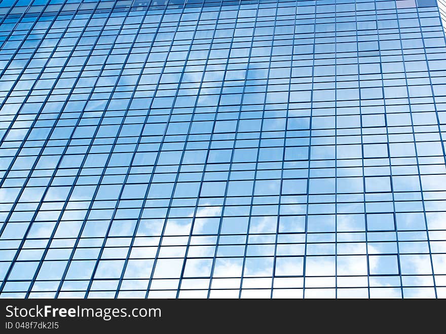 Blue sky reflection