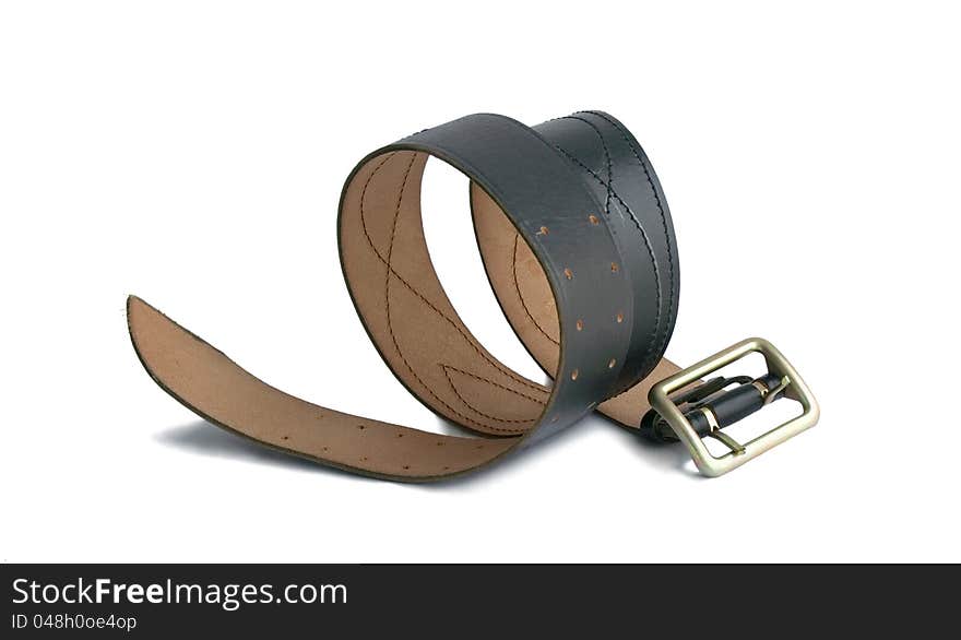 Waist-belt on a white background