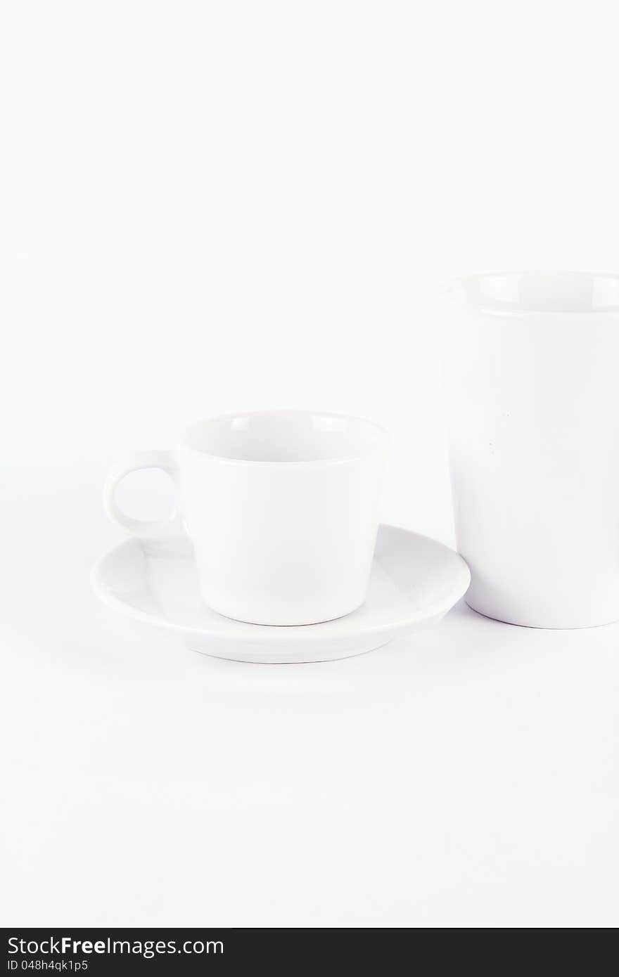 White coffee cup