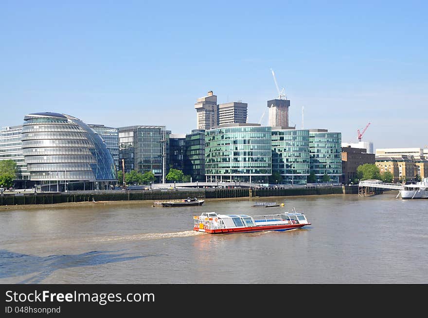 The River Thames In London