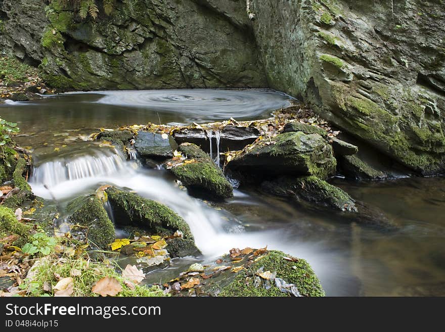 Whirlpool in creek