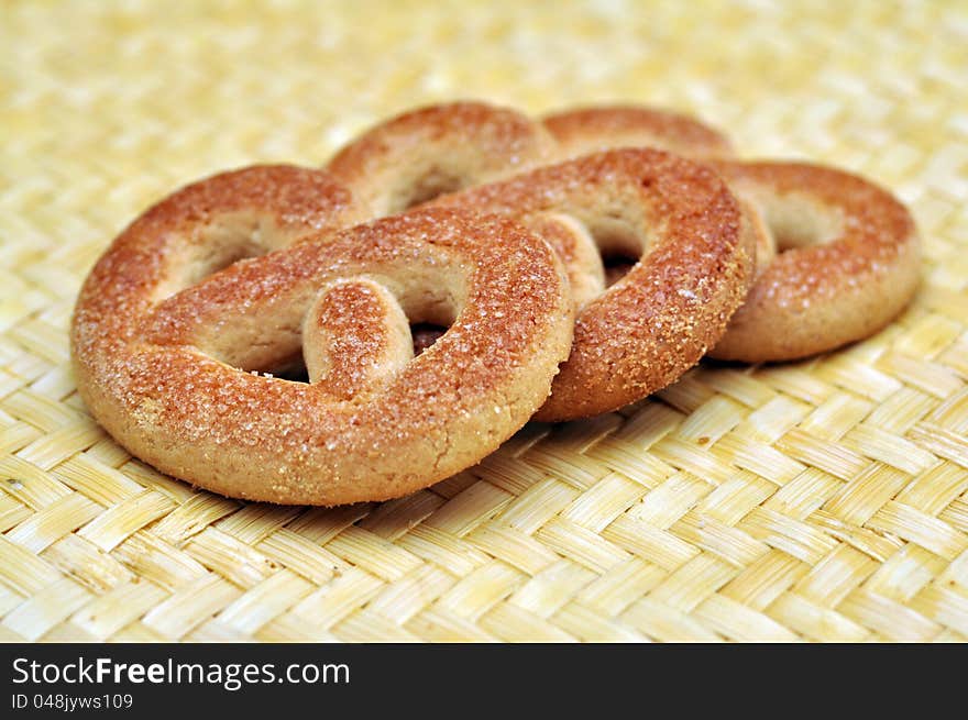 Biscuits with sugar