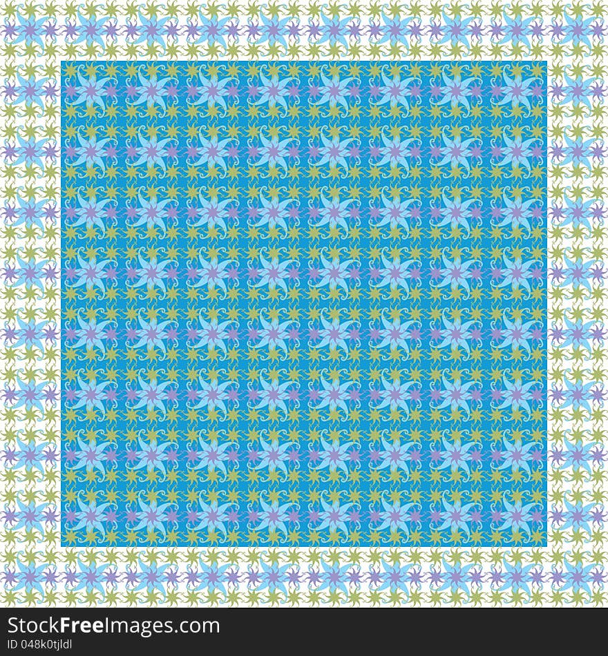 Turquoise pattern