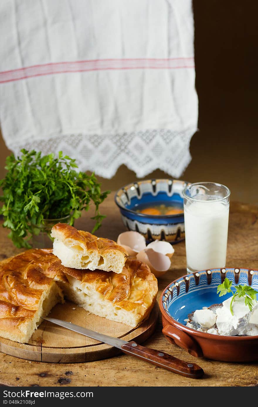 Homemade cheese pastry