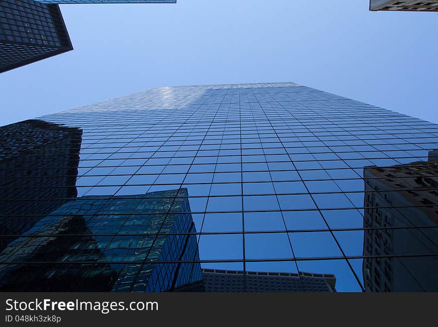 Image of skyscrapers in New York, USA