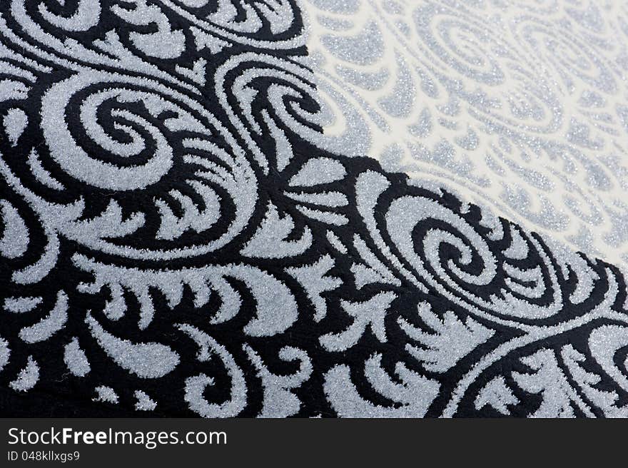 Close-up photo of beautiful, mild, patterned carpet. Close-up photo of beautiful, mild, patterned carpet