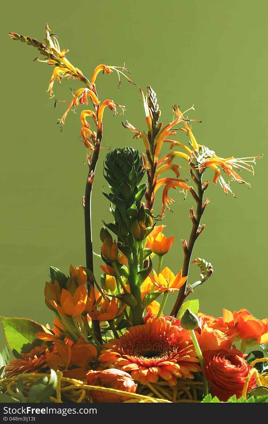 Bouquet Of Exotic Flowers