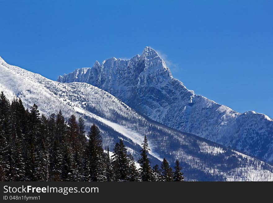 Winter In Glacier National Park