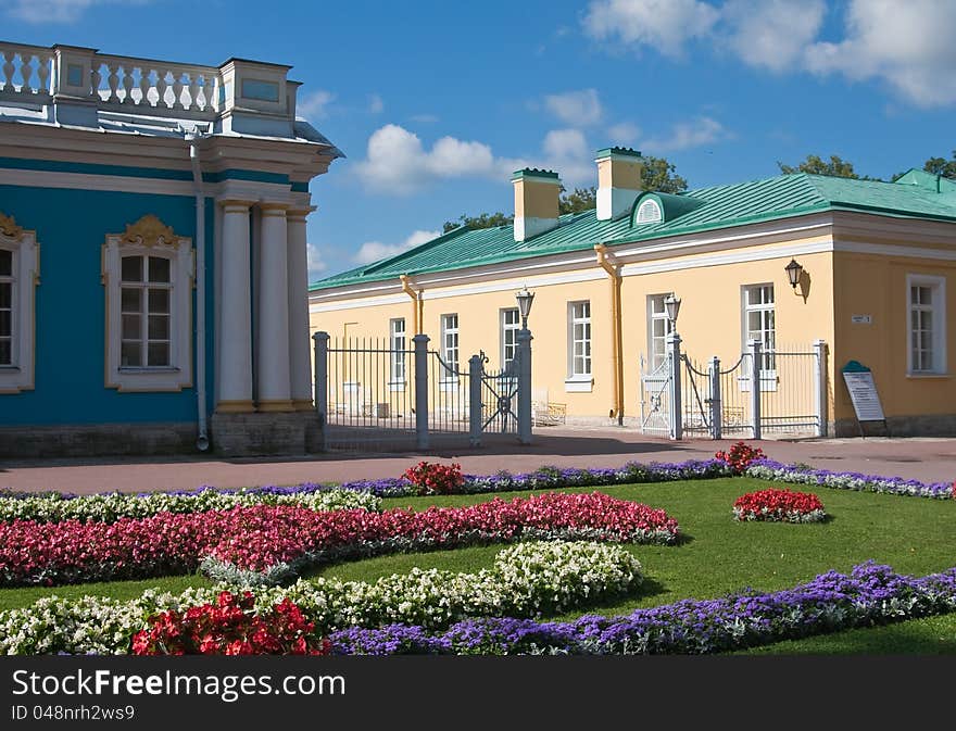 The Catherine Palace, located in the town of Tsarskoye Selo (Pushkin), St. Petersburg, Russia. The Catherine Palace, located in the town of Tsarskoye Selo (Pushkin), St. Petersburg, Russia