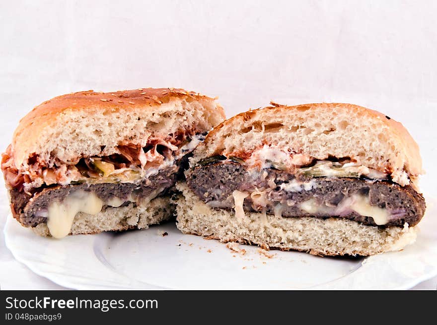 Serbian burger