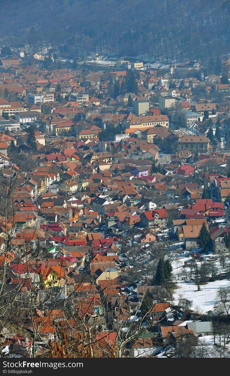 Brasov view panorama