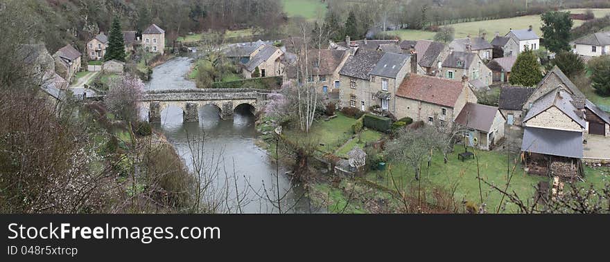 Old village in Normandy