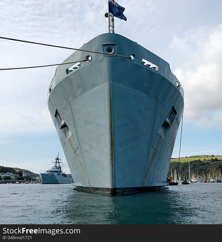 Warship at Dartmouth