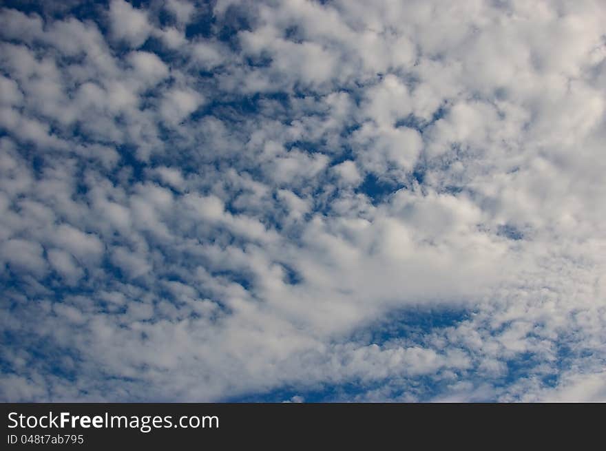 Beautiful cloudscape. Clouds in the sky for your project