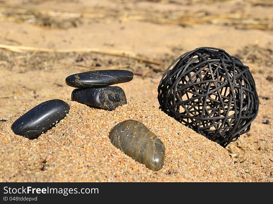 Stones by the sea