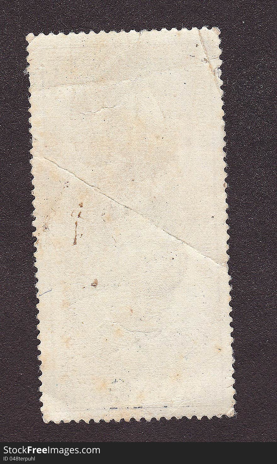 Post stamp isolated