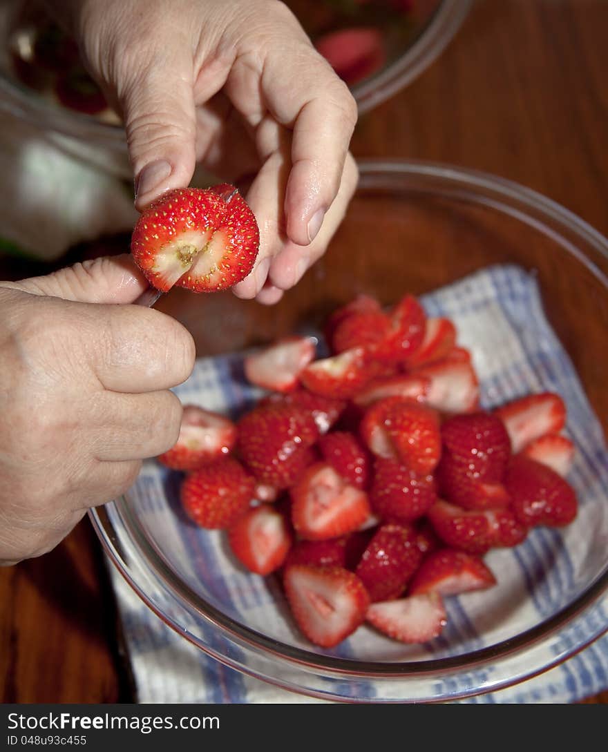 Strawberry slice