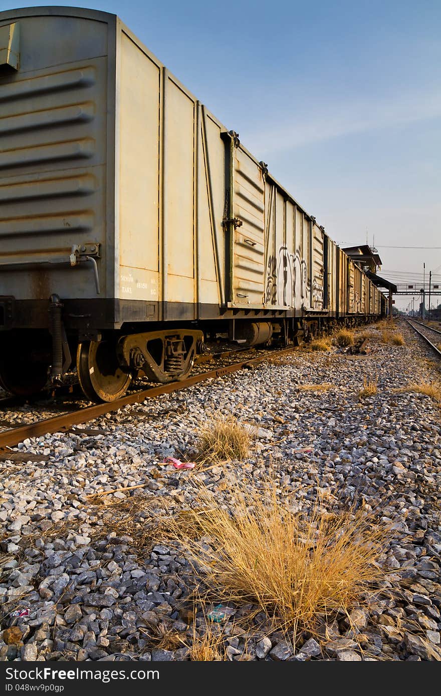 Train arriving