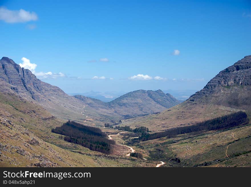 Pass in Cedarberg near Clanwilliam in the Western Cape