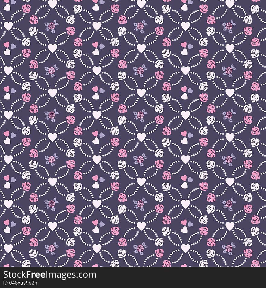 Cute vector seamless pattern