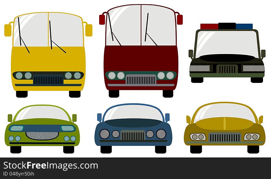 Cartoon cars