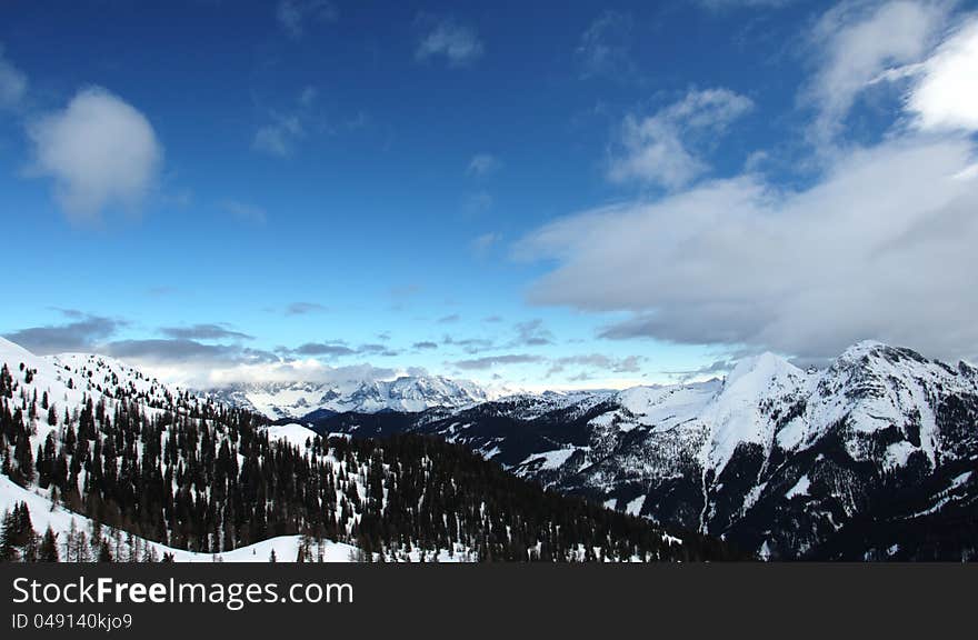 Beautiful landscape from top of the mountain. Beautiful landscape from top of the mountain