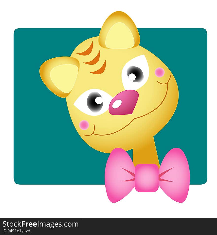 Colorful cute animal cartoon icon character. Colorful cute animal cartoon icon character