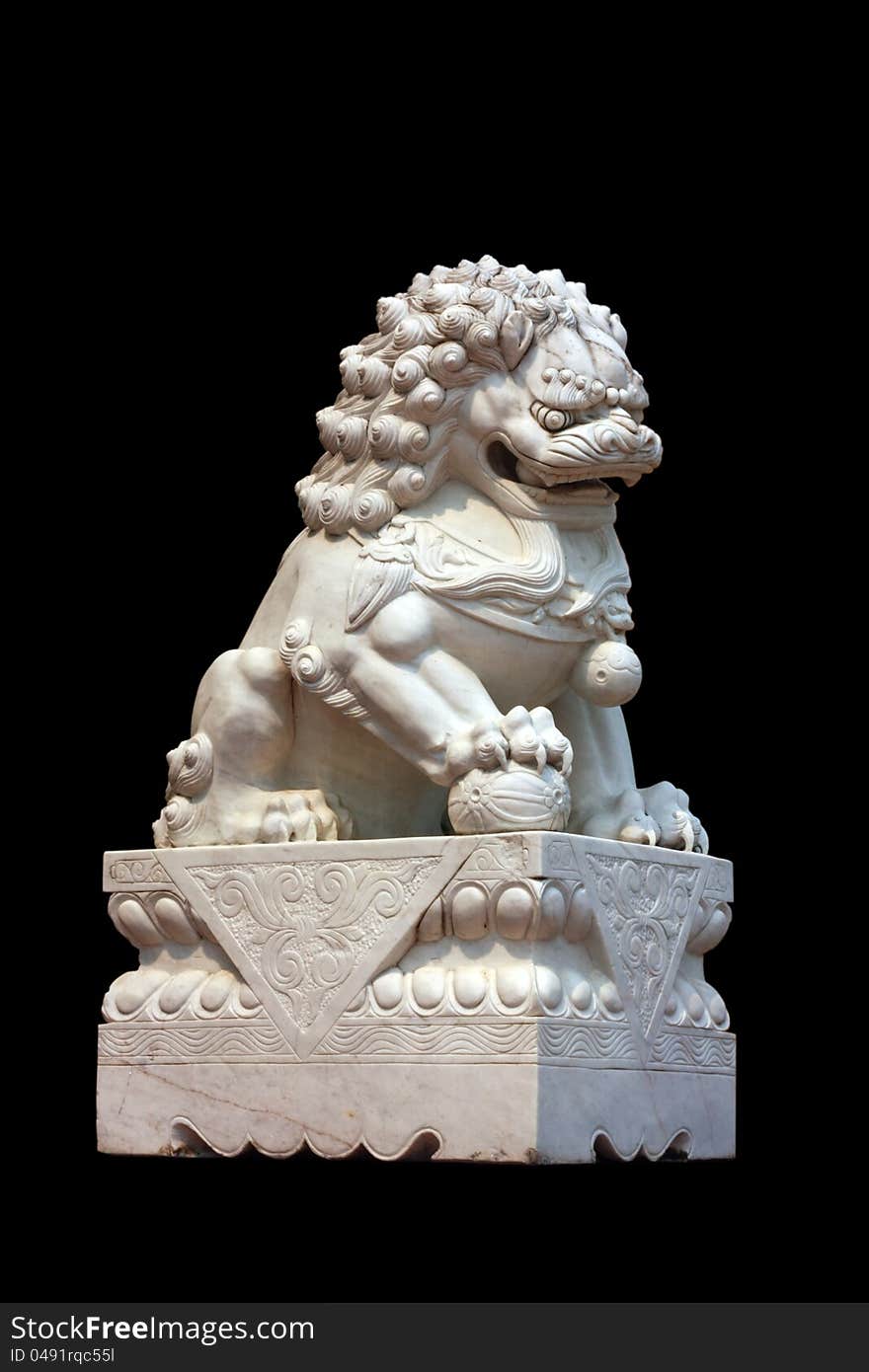 Lion statue