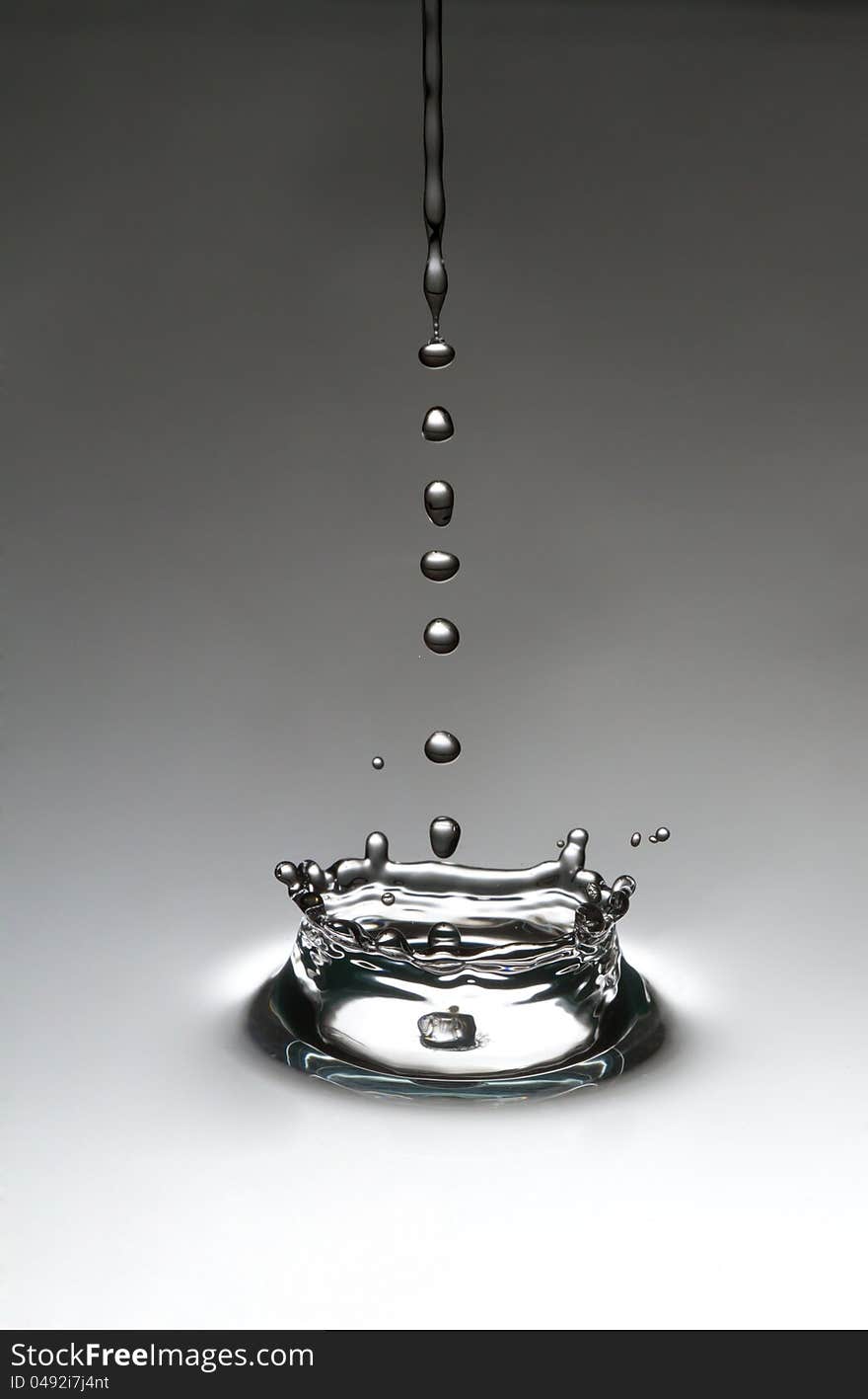 The Drop, Which Falls Into The Water